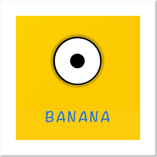 MINI YELLOW BANANA Posters and Art